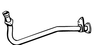 MITSUBISHI MB164328 Exhaust Pipe